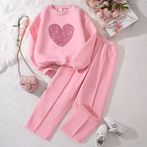Trend 6 8 10 12 Year Old Children’s Fashion Shirt Pant Suit Teenage Girls Clothing Sweet Clothes for Kids Clothing Sets