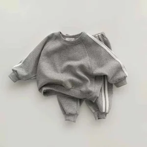 Two Piece Boys Outfits Clothing Sets Long Sleeve Warm Casual Baby Boy Sweatshirt