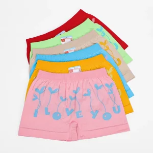 UOKIN Skin friendly Seamless Polyester Teen Girls Boxer Underwear Shorts for Children 10 14years Teen