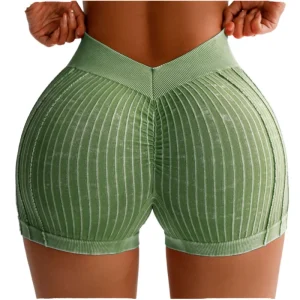 US Size Breathable Girls Summer Yoga Shorts Sexy Plus Size Workout Tights High Waist Solid Spandex Nylon Sports Pants