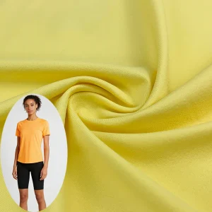 UV Protection 50+ Cool Touch Moisture Wicking Nylon Spandex Fabric 180GSM Summer Athletic T Shirts Workout Tops