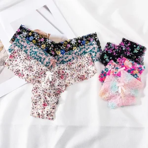 Underwear for Women Girls Custom Lace Secret Sexy G string T back Thong Panty Sexy Lingerie Seamless Panties