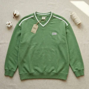 Unisex Baby Toddler Kids Long Sleeve Knit V Neck Baseball Sweater Boys Girls Casual Pullover Autumn Winter Warm Top
