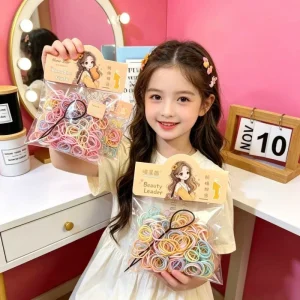 Versatile Daily Hair Tie Gentle for Playdate Stretchy Hair Elastic for All Kids Casual Hair Accessories