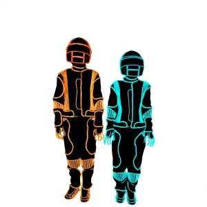 WL 036 Mens Light up LED Tron Costume Group Dance Costumes Luminous Clothing Performance Wear Future Fiber Optic Light Boys