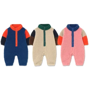 Warm Baby Rompers Baby Winter Jumpsuit Teddy Onesies Baby Winter Jumpsuit Sharpa One Piece Custom Sleepwear for Newborns Clothes