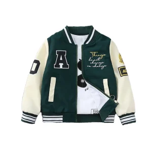 Waterproof Jackets Coats for Boys Kids Aged 3-14 Years Baby Baseball Inspired Clothing Autumn