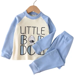 Western Kids Boy Pajamas Silk Cotton Pajama Sets