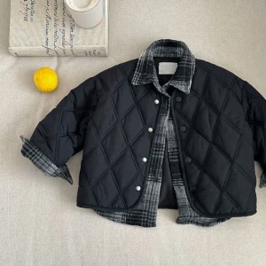 Winter Autumn Stylish Kids Cotton Coat Fashion Casual Baby Boys Jacket