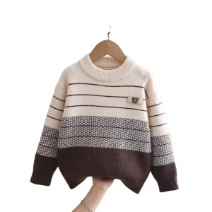 Winter Casual Boys Sweater Children Soft Sweater Boys Knitted Sweater Kids Warm Clothing