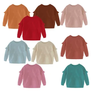 Winter Children Thick Sweatshirt Warm Sweater Custom Kids Clothes Baby Girl Boy Long Sleeve Pullover Top