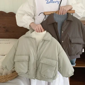 Winter Fashion Boys Polyester Cotton Padded Jacket