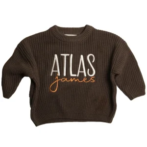 Winter Infant Toddler Baby Sweater Knitted Vintage Pullover Girls Boys Long Sleeve Knitted Baby Kids Sweater