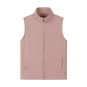 Women Breathable Vest Casual Waistcoat with Zipper Closure Winter Outdoor Use 100% Polyester Cycling