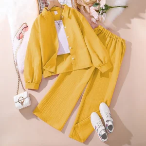 Women Children Clothing Boutique Summer Girl Teenage 10 Year 2 Piece Sets Kids Girls Clothing 10 to 12 Years Old