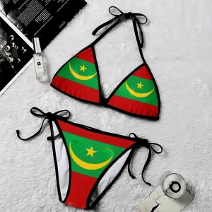 Women’s 2 Piece Set Bikini Eco-Friendly Plus Size 3D Print Custom Design Sexy Girl Swimwear