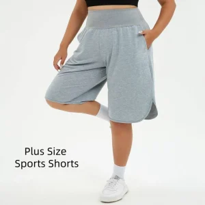 Women’s Light Weight Stretchy Sporty Shorts High Waist for Girl Plus Size for Gym Workout Yoga Running Causal Loose Quick Dry