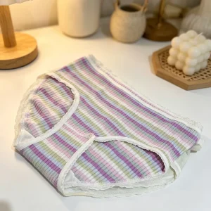 Women’s Panty Bulk Garments Mixed Women’s Cotton Floral High Waist Underwear Girls Underpants Female Briefs