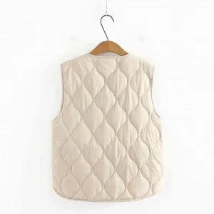 Women’s Waistcoat New Spring, Autumn and Winter Thick Warm Waistcoat High-grade Close-fitting Fabric