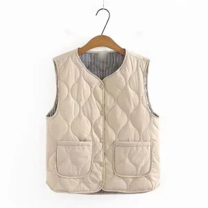 Women’s Waistcoat New Spring, Autumn and Winter Thick Warm Waistcoat High-grade Close-fitting Fabric