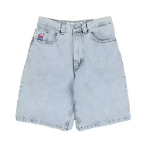 Y2K Big Boys Jeans Hip Hop Cartoon Pattern Embroidery Loose Denim Shorts