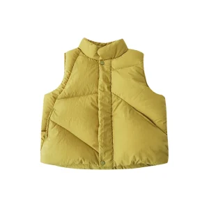 YOEHYAUL Warm Vest Jackets Winter Coat for Children and Down Waistcoat Puffer Vest for Kids Baby Boy Jacket Winter