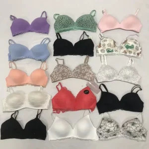 Young Teenage Underwear Cotton Lingerie Teenager Underwear Breathable Teenager Bra Cute Printed Bra for School Girls P
