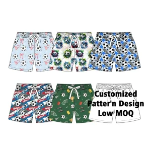 Youth Football Training Shorts Boys Soccer Sports Shorts Custom Team Uniform Drawstring Quick Dry Athletic Shorts for Kids