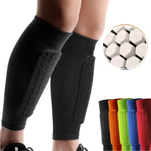 Youth Soccer Shin Guards With Soccer Socks, Foam Shin Pads