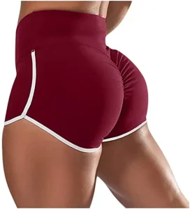 elasticity summer snack biker shorts women high waist tight yoga girls shorts booty jogger sport gym booty shorts